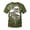 C33 Army Green, variant on Mens Halloween T-Shirts Skeleton Graphic Tees for Men Short Sleeve Crew Neck Casual Tops