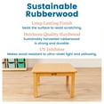 thumbnail image 6 of ECR4Kids 24in x 24in Square Hardwood Table with 14in Legs, Childrens Furniture, Honey, 6 of 9