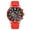 Red, variant on MEGIR Chronograph Luxury Quartz Military Watch Men Silicone Sports Waterproof Wristwatch Auto Date