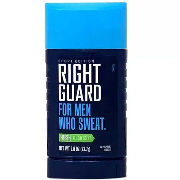 Right Guard Sport Antiperspirant Deodorant Invisible Solid Stick Fresh 2.6 oz - 2 Pack
