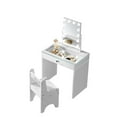 thumbnail image 4 of Impressions Vanity Slaystation Little Princess Vanity Set, Dressing Table with Mirror and Chair (White), 4 of 5