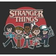 thumbnail image 2 of Netflix Men's Stranger Things Cartoon Gang Graphic T-Shirt, 2 of 5