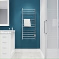 thumbnail image 4 of ANZZI Elgon 14-Bar Stainless Steel Wall Mounted Towel Warmer Rack with Polished Chrome Finish, 4 of 9