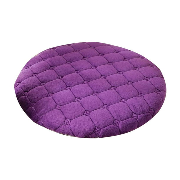 Cojín redondo de felpa, cojín para silla tatami, cojín para suelo, taburete redondo, mesa de comedor, silla de comedor, cojín redondo, cojín para asiento de invierno