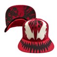 thumbnail image 4 of Marvel Spider-Man Carnage Big Face Design Snapback Hat, 4 of 4