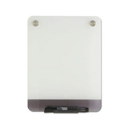 Clarity Glass Personal Dry Erase Boards Ultra-White Backing, 9 x 12