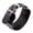 Black, variant on Vintage Punk Adjustable Wrist Cuff Double Strap Leather Wristband Unisex Hand Accessory