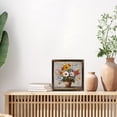 thumbnail image 4 of Floral Arrangement Vintage Style Wooden Sign Wall Plaque - Vintage Art Decoration, Wall Decoration - Ideal Gift For Home Decoration, Living Room, Bathroom, Bedroom, Garden, Dining, Bar, Cafe, Festi, 4 of 7