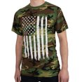 thumbnail image 3 of Rothco Camo US Flag T-Shirt - Woodland Camo, 3 of 8