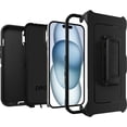 thumbnail image 5 of OtterBox iPhone 15 Plus & iPhone 14 Plus Only - Defender Series Case - Black - Screenless - Rugged & Durable - with Port Protection - Holster Clip Includes - Non-Retail Packaging, 5 of 6