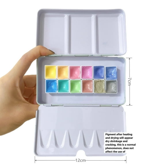 Schmincke Academy Watercolor Paint 12 Colors 2ml Opaque Watercolor Student Beginner Painting Nail Art