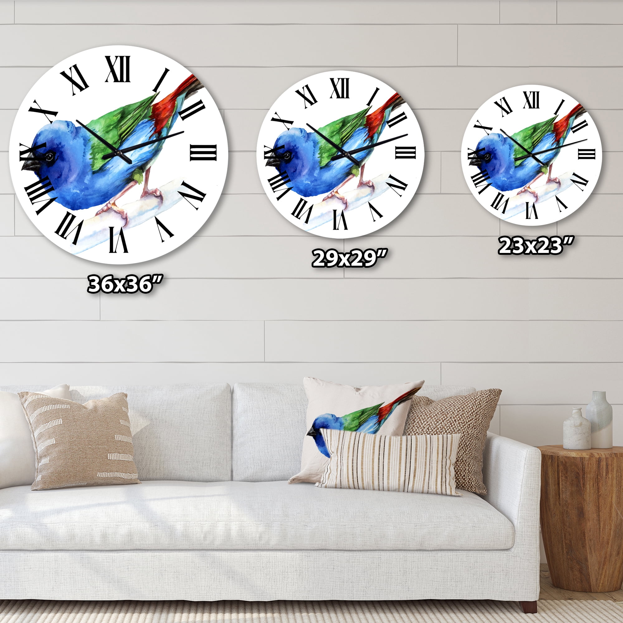 Designart 1 in Traditional Wall Clock