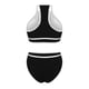 thumbnail image 4 of Traje de Baño de 2 Piezas para las Mujeres Hawaiana Estampado Tropical Cami Bra con Volantes, Juegos de Baño de Ropa de Playa para la Piscina Y el Mar, 4 of 7