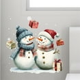 thumbnail image 3 of nvzhuang Christmas Window Clings Decal Stickers Snowman Wall Stickers Window Decals Home Holiday Decoration, 3 of 8
