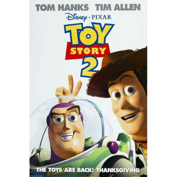 Toy Story 2 Movie Poster 24Inx36In Art Poster 24x36 Multi-Color Square Adults Best Posters