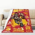 thumbnail image 2 of Football Fans Blanket,Sports Flannel Throw Blanket Lightweight Travel Throw Blanket for Men Women Football Fans Gifts 50x60, 2 of 5