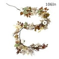 thumbnail image 6 of TETOU 8.85ft Autumn Maples Leaf Pumpkin Garland for Home Fireplace Fall Garland Farmhouse Halloween Thanksgiving Decoration, 6 of 7