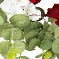 thumbnail image 5 of Northlight Hydrangea and Eucalyptus Patriotic Artificial Wreath - 20", 5 of 7