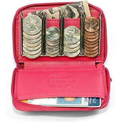 coin sorter wallet - women&#39;s change purse organizer - coin pouch for woman (pink) - www.bagssaleusa.com/product-category/speedy-bag/