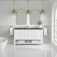 thumbnail image 3 of James Martin Vanities 330-V60d-Fpbl Breckenridge 60" Free Standing Double Basin Vanity Set, 3 of 7