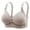 Light Gray, variant on Daznico Women's Large Size Without Steel Ring for Comfortable and Breathable Gathering Women's Underwear Without Thin Cup Glossy