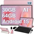 thumbnail image 1 of DEERTiME 2025 Dernière Tablette 10 Pouces Android 15 Tablettes avec Clavier, 30 Go RAM 64 Go ROM 2.0GHz Octa-Core, Double Caméra, Extension 1 To, 1 of 7