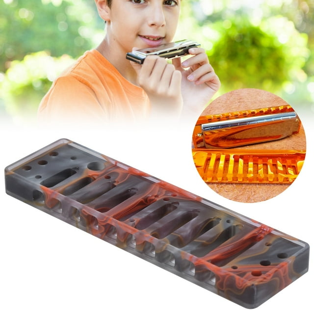 Harmonica Comb Acrylic Round Harmonica Comb 10 Hole Harmonica Comb Hole Nozzle Comb Harmonica Part Instrument Accessory For SP20