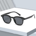 thumbnail image 2 of Retro Sunglasses Korean Fashion Simple Lightweight Eyewear with Resin Lens and PC Frame Street Shot Look Frame Width, 2 of 4
