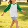 thumbnail image 6 of Coerni Toddler Kids Baseball Raglan T-Shirt 3/4 Sleeve Crewneck Tees Baby Boys Girls Jersey Sweatshirt Summer Athletic Casual, 6 of 7