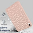 thumbnail image 5 of ELEHOLD Soft Case for iPad 10th Generation 10.9" 2022, with Ripple Design Slim Lightweight Shockproof Anti-Scratch Case for iPad 10th Gen 10.9 inch,Pink, 5 of 7