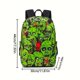 thumbnail image 2 of Mochila Luminosa Con Estampado De Calavera Fantasma, Mochila Para Ordenador Portátil De Noche De Terror, Mochila Escolar De Lona De Halloween, Regalo Para Niñas Y Niños, 2 of 4