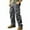 Gray, variant on Mens Cargo Pants,Men's Outdoor Magic Patch Zipper Pocket Solid Color Work Pants,Pants for Men