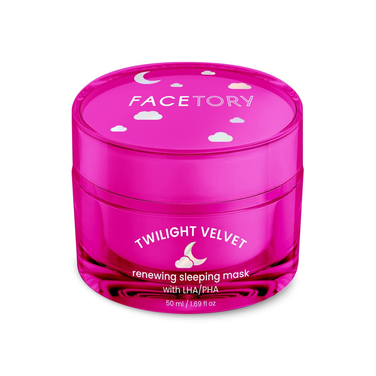 FaceTory Twilight Velvet Sleeping Mask with LHA and PHA, 50 ml / 1.69 fl oz
