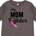 thumbnail image 4 of Inktastic Breast Cancer Awareness My Mom is a Fighter Boys or Girls Long Sleeve Toddler T-Shirt, 4 of 5