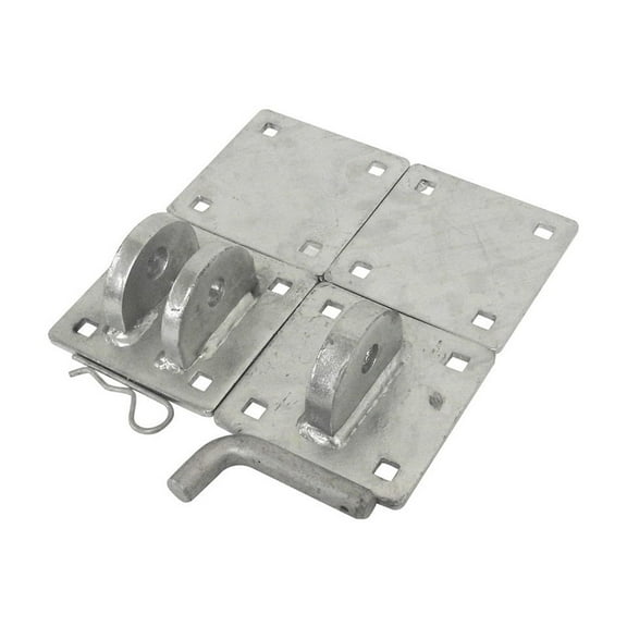 Extreme Max 3005.5588 Heavy-Duty Floating Dock Galvanized Link Connector Kit - Includes Two Complete Hinge Sets to Connect Two Floating Dock Sections