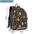 thumbnail image 2 of Backpack 12.9 *5.1 * 17.7 Inches Outing Backpack, Shopping Backpack, Travel Backpack Pretty Christmas Balls, 2 of 7