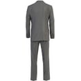 thumbnail image 4 of Men's Three Piece Premium Modern Fit Two Button Suit Gray, 4 of 7