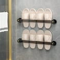 thumbnail image 4 of Washranp Wall Mounted Shoes Rack,Punch-free Sticky Hanging Strips Door Shoe Hangers, 4 of 6