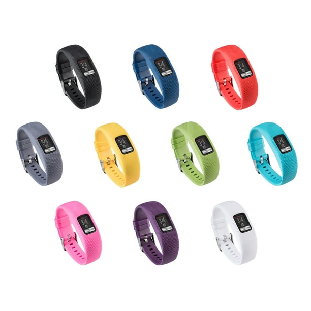 StrapsCo Silicone Rubber Watch Band Strap Compatible with Garmin Vivofit 4 Small Large