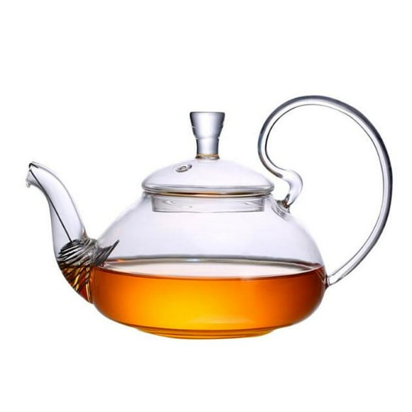 Glass Teapot 20oz with Infuser,Borosilicate Kettle Set Tea Pot for Loose Tea