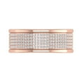 thumbnail image 3 of 0.30 Carat Round Diamond Wedding Band Ring in 10K Rose Gold (Ring Size 7.5) (I1-I2 Clarity), 3 of 4