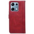 thumbnail image 5 of For Xiaomi Redmi Note 14S 4G Case Calf Texture Leather Stand Book Style Phone Cover - Black, 5 of 5