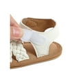 thumbnail image 7 of CAICJ98 Baby Infant Girl Sandals Summer Outdoor Shoes First Walker Toddler Girls Shoes for Summer White,0-6 Months, 7 of 7