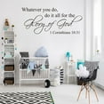 thumbnail image 5 of Versos creativos de la Biblia decoración de pared extraíble Decoración de pared no tóxico para la habitación de la habitación del hogar, 5 of 5
