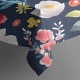 thumbnail image 3 of Pioneer Flower Floral Print Pattern Rectangle Tablecloth 60"x84",Waterproof Polyester Rectangle Table Cloth, Wipeable Spillproof Polyester Tablecloth for Dining, Camping, Indoor and Outdoor, 3 of 5
