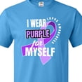 thumbnail image 4 of Inktastic I Wear Purple for Myself Lupus Awareness T-Shirt, 4 of 5