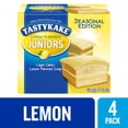 thumbnail image 3 of Tastykake Lemon Juniors, Lemon Flavored Iced Cakes, 12 oz, 4 Count, Shelf-Stable, 3 of 10