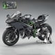 thumbnail image 1 of 1:9 Scale Kawasaki H2 Alloy Motorcycle Model Diecast Off-Road Autocycle Toys Carrying Lights-H2, 1 of 5