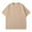 Khaki, variant on CFLVAEK Waffle Knit Tops for Men Oversized Round Neck t sHIRTS Big and Tall Short Sleeve Pullover Top Summer Casual Solid Color Tshirts Black XXXXXL