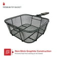 thumbnail image 4 of Nexgrill Deep Fryer Basket with Removable Wooden Handle, Non-Stick Graphite Fish Fry Basket with Locking Lid for Seafood, Crawfish, Fries & Outdoor Cooking - 530-0020A, 4 of 6